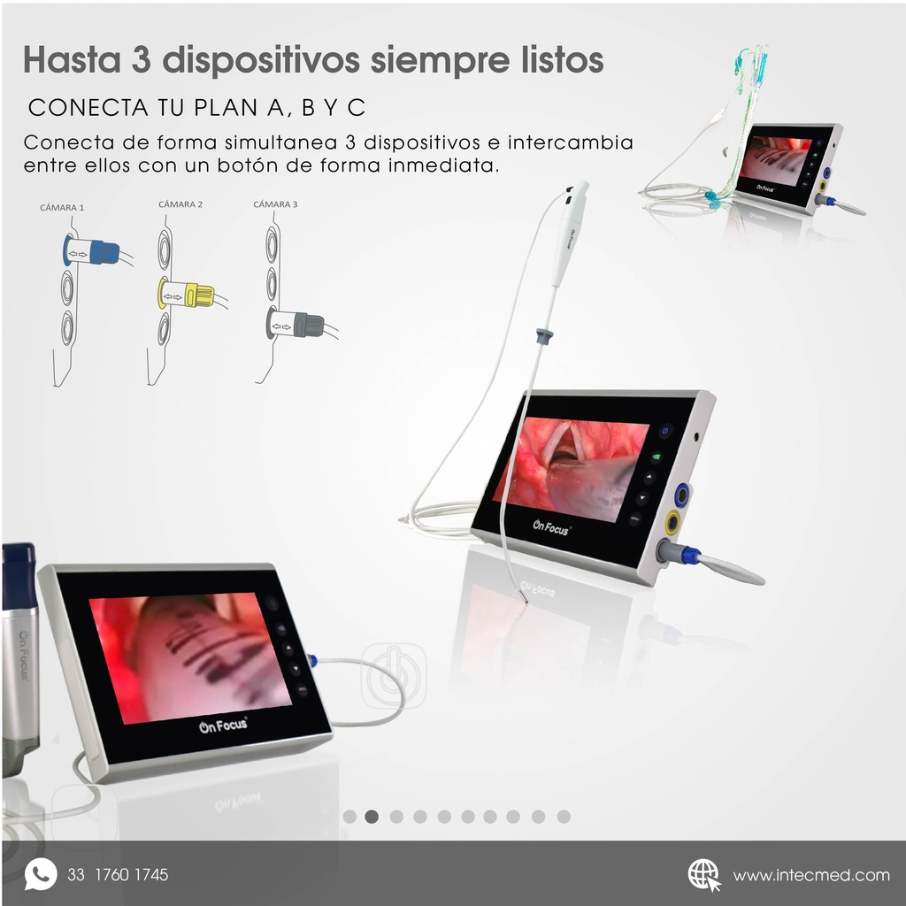 VIDEOLARINGOSCOPIO ONFOCUS® ADVANCED 6 HOJAS REUSABLES