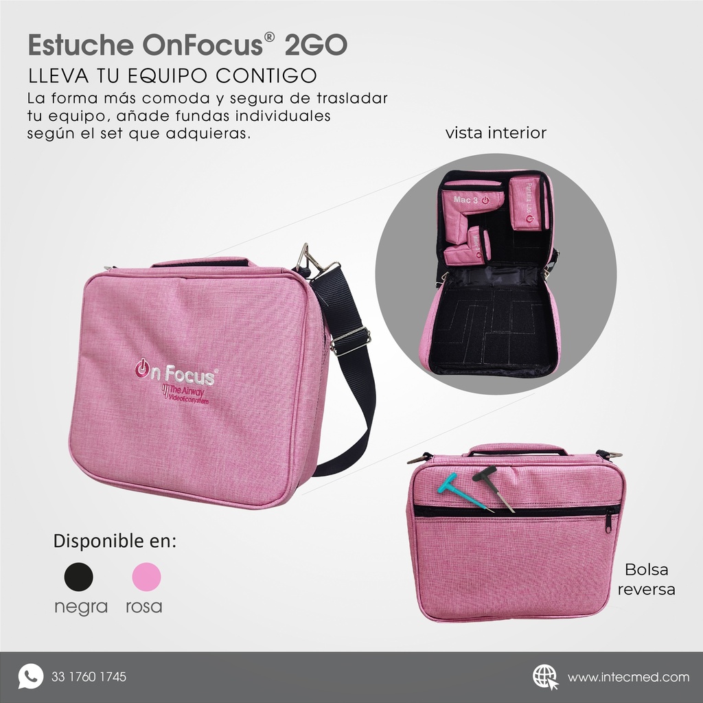 ESTUCHE ONFOCUS® 2GO ROSA